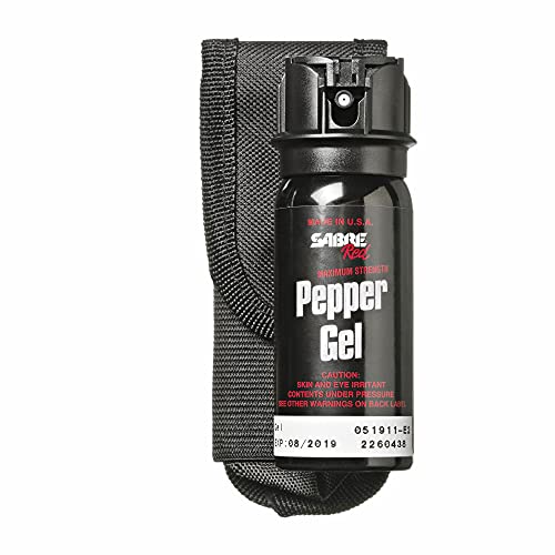 SABRE Tactical Pepper Gel With Belt Holster