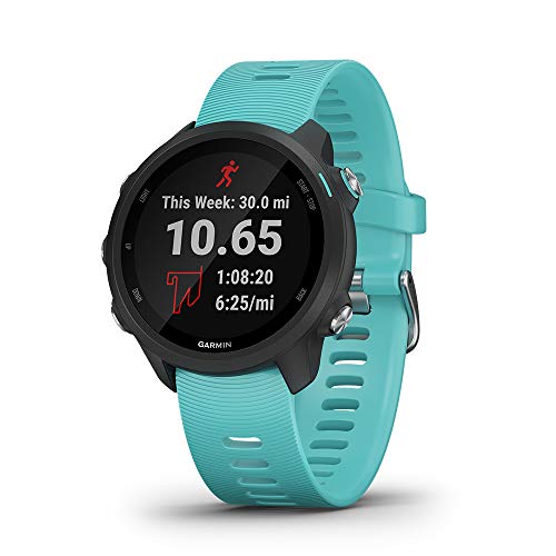 Garmin Forerunner 245 Music, GPS Running Smartwatch with Music and Advanced Dynamics, Aqua